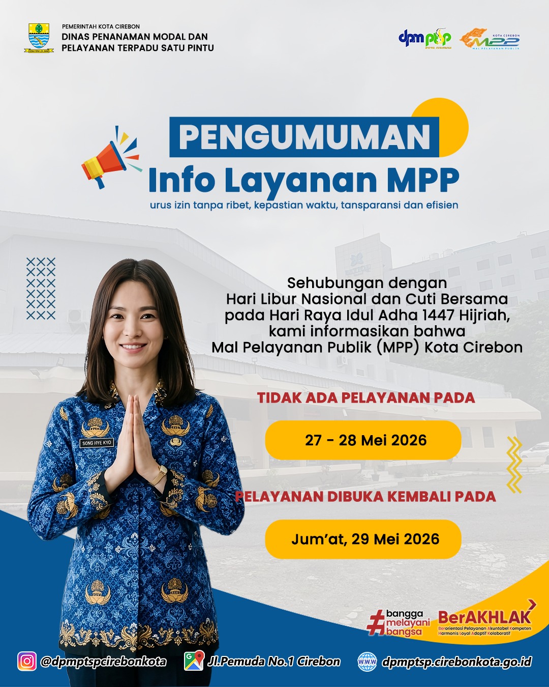 Info Layanan MPP Hari Libur Nasional dan Cuti Bersama