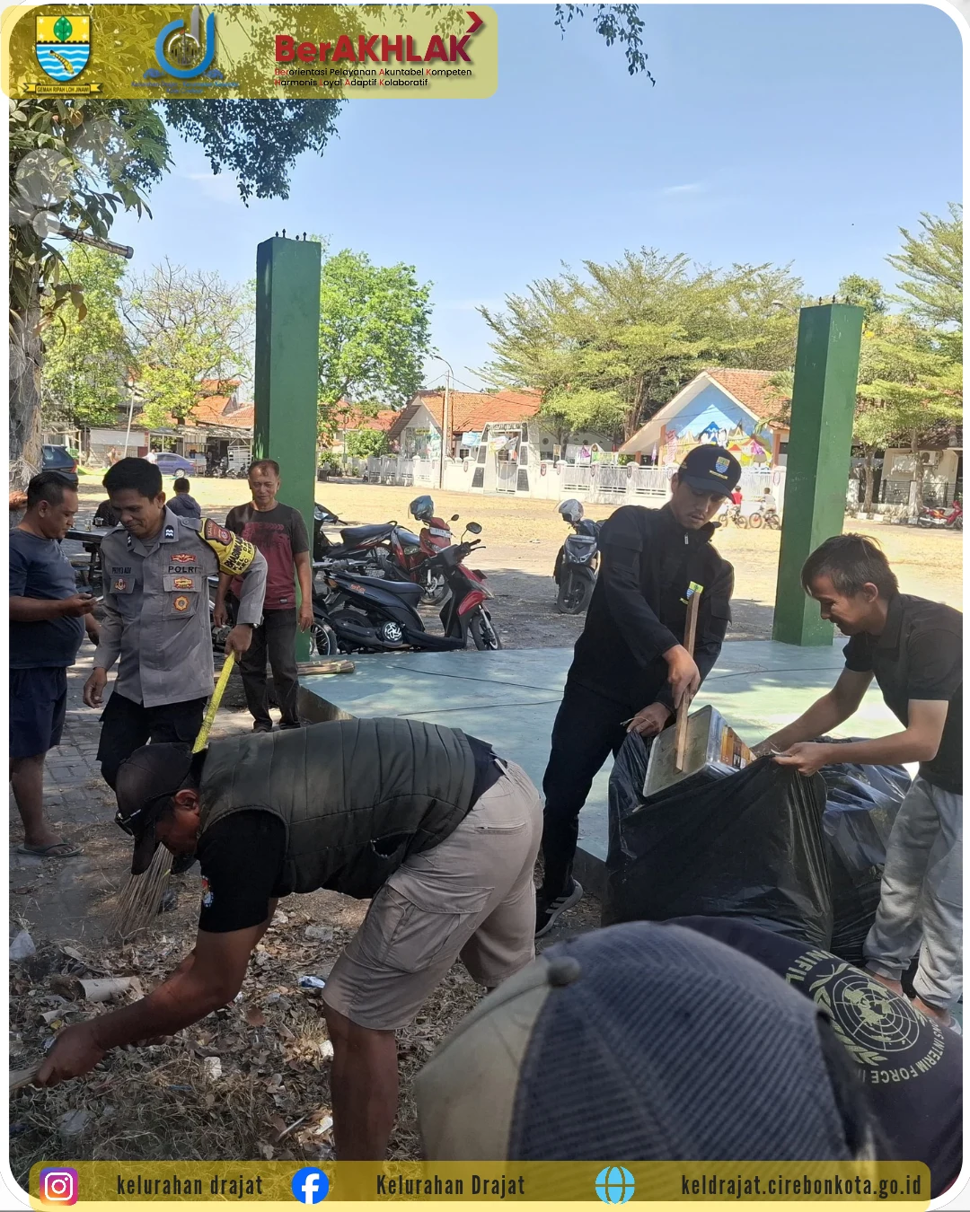 Sinergi Lintas Sektor, Kelurahan Drajat Tata Kawasan Shelter UMKM Lapang Bola Kesambi Dalam