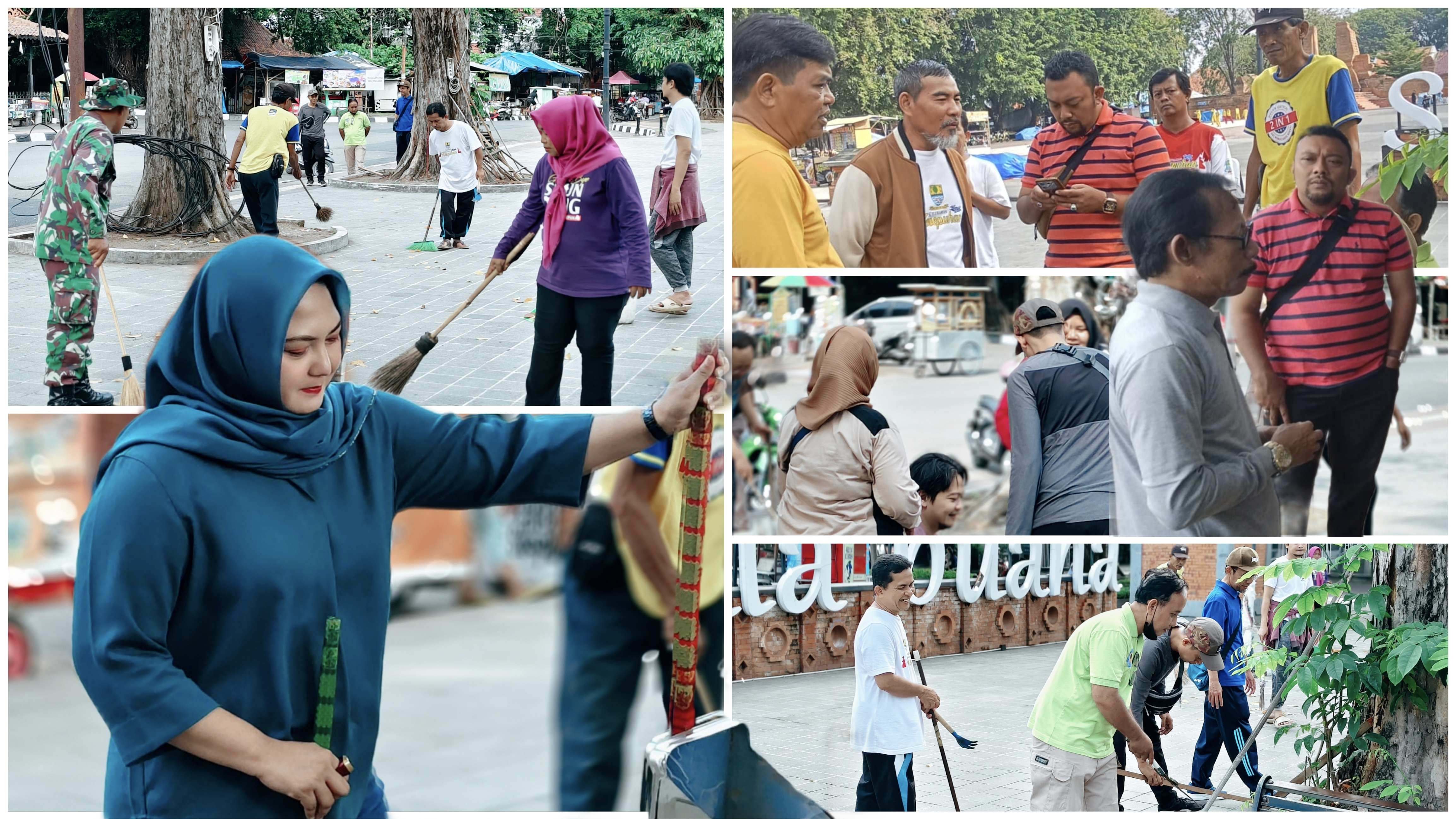 Sambut Milangkala Tatar Sunda dan Kirab Budaya, Kelurahan Kasepuhan Gelar Kerja Bakti Massal.