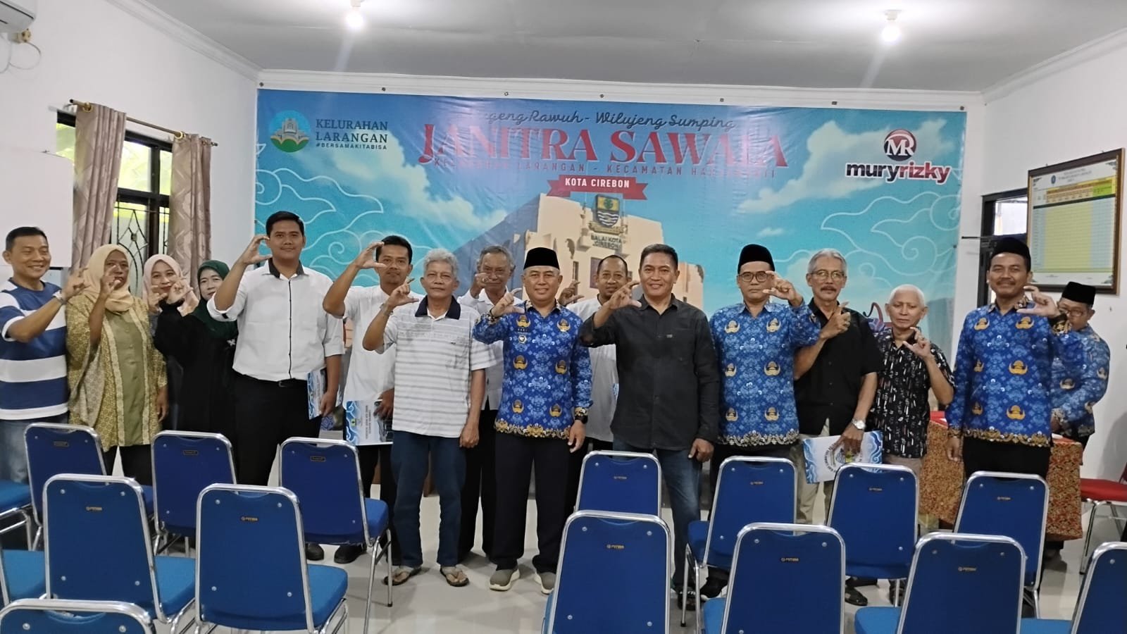 Pelantikan Ketua dan pengurus RT wilayah RW 01 Subur Asih Kelurahan Larangan