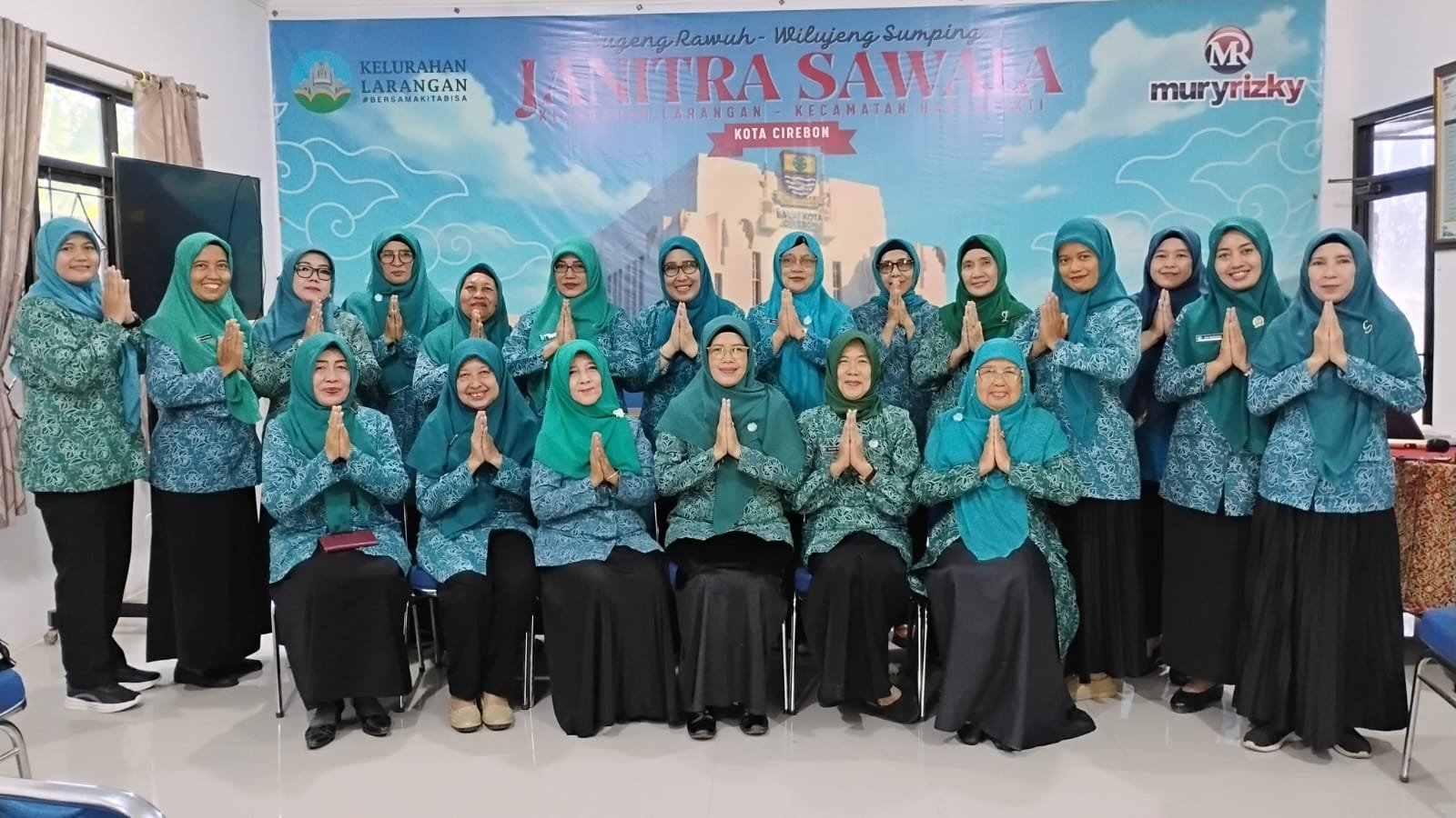 Pertemuan dan Halal bi halal TPPKK Kelurahan Larangan