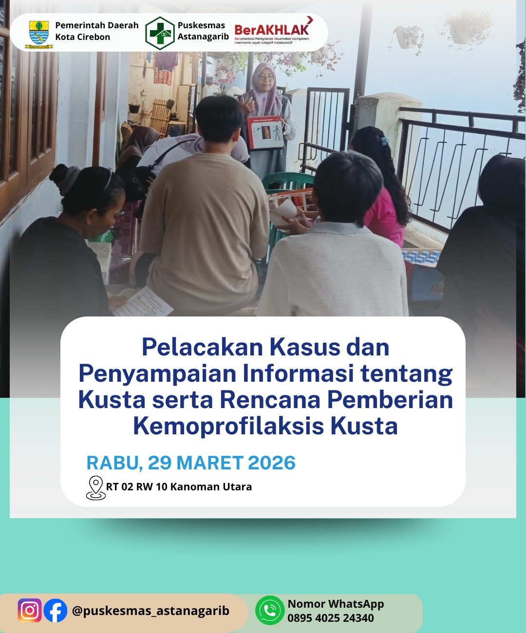 Pelacakan Kasus dan Penyampaian Informasi tentang Kusta
