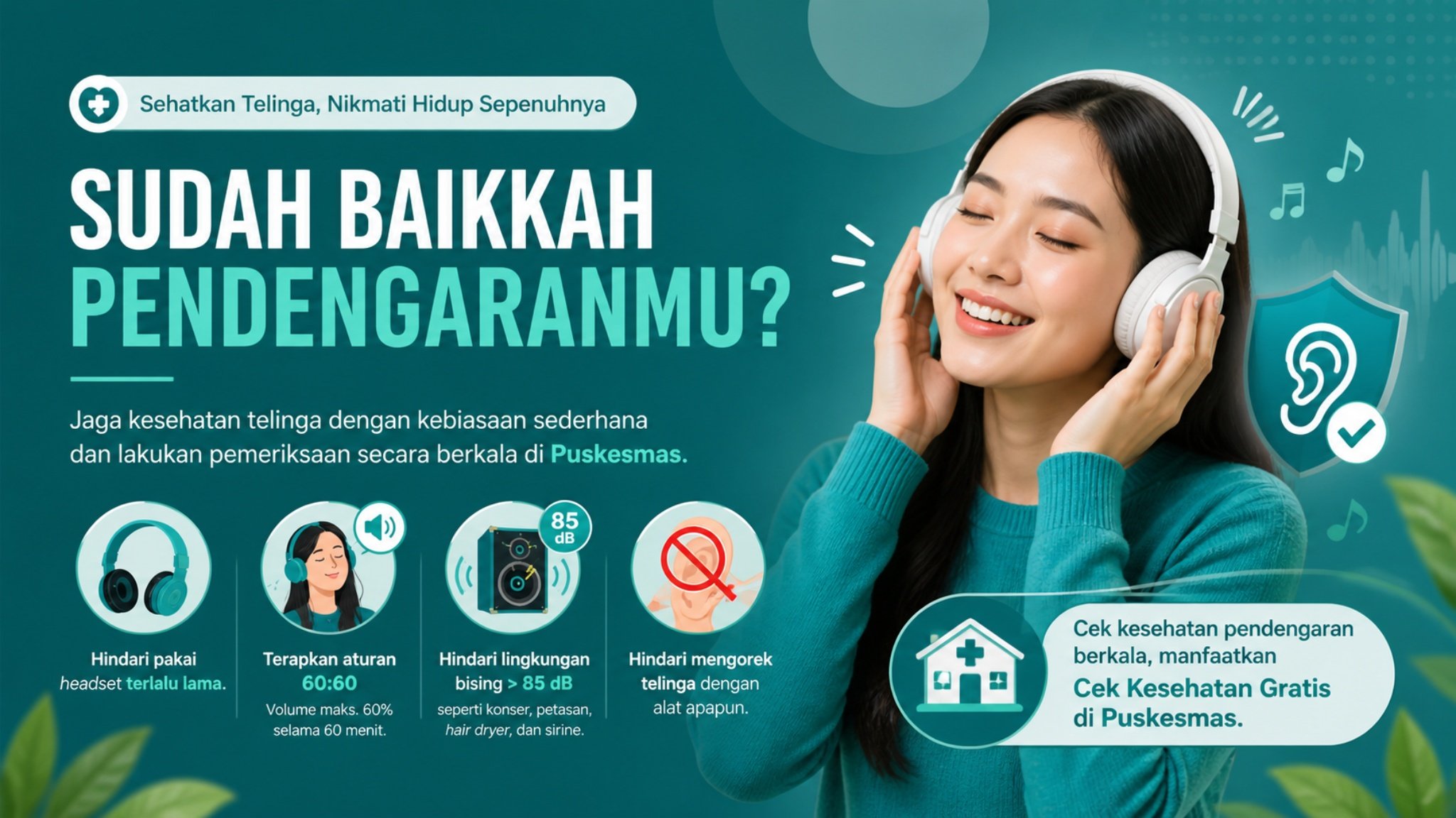 Jaga Pendengaran, Jaga Kualitas Hidup