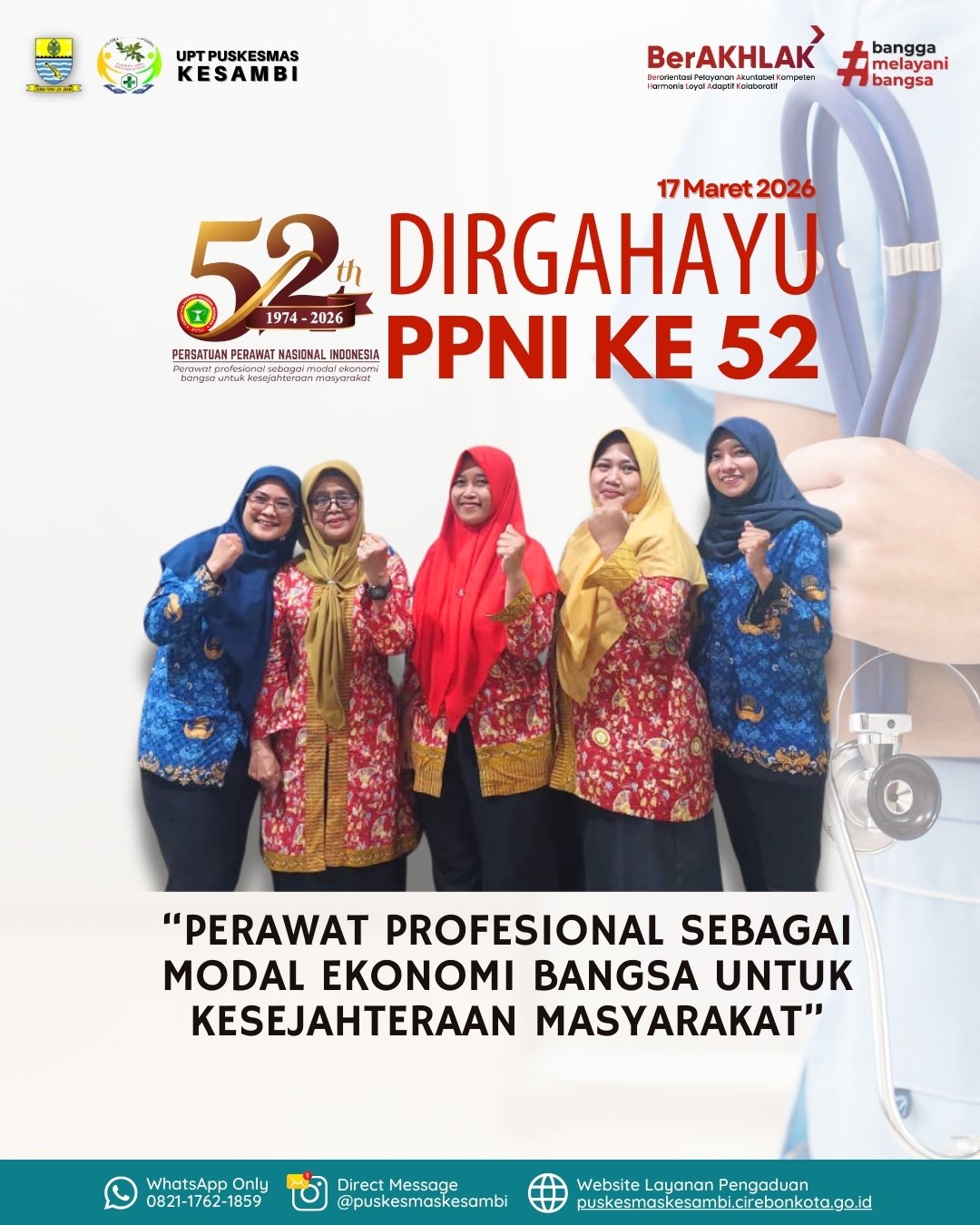 Peringatan HUT PPNI ke-52: Perawat Profesional, Modal Ekonomi Bangsa untuk Kesejahteraan Masyarakat