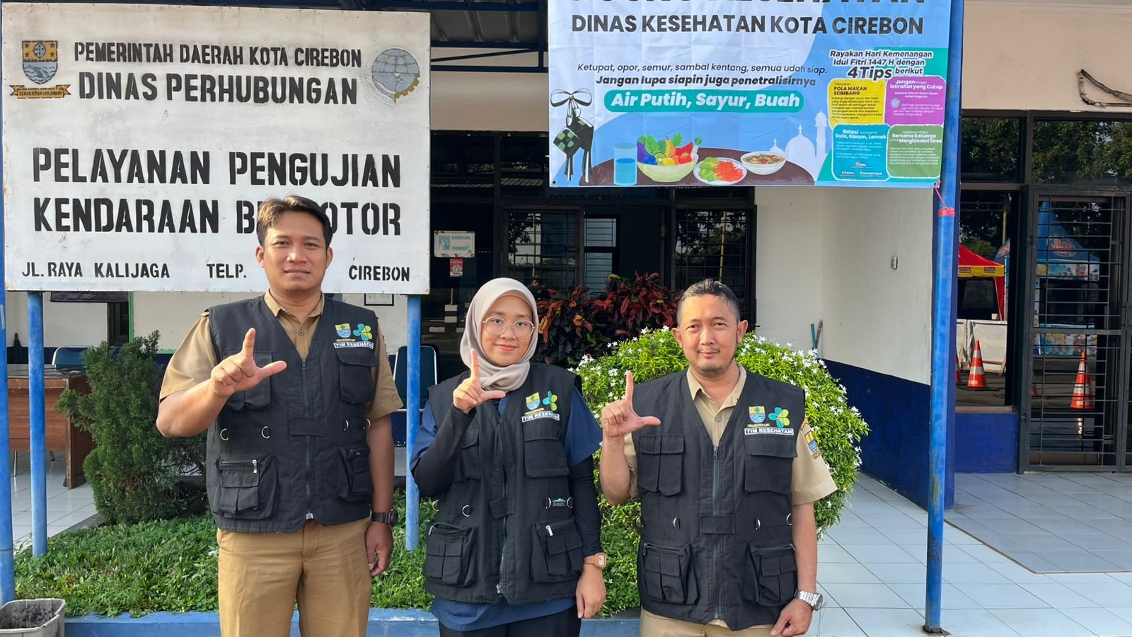 Tim Kesehatan Puskesmas Larangan Siaga di Posko Pengamanan Lebaran Tahun 2026