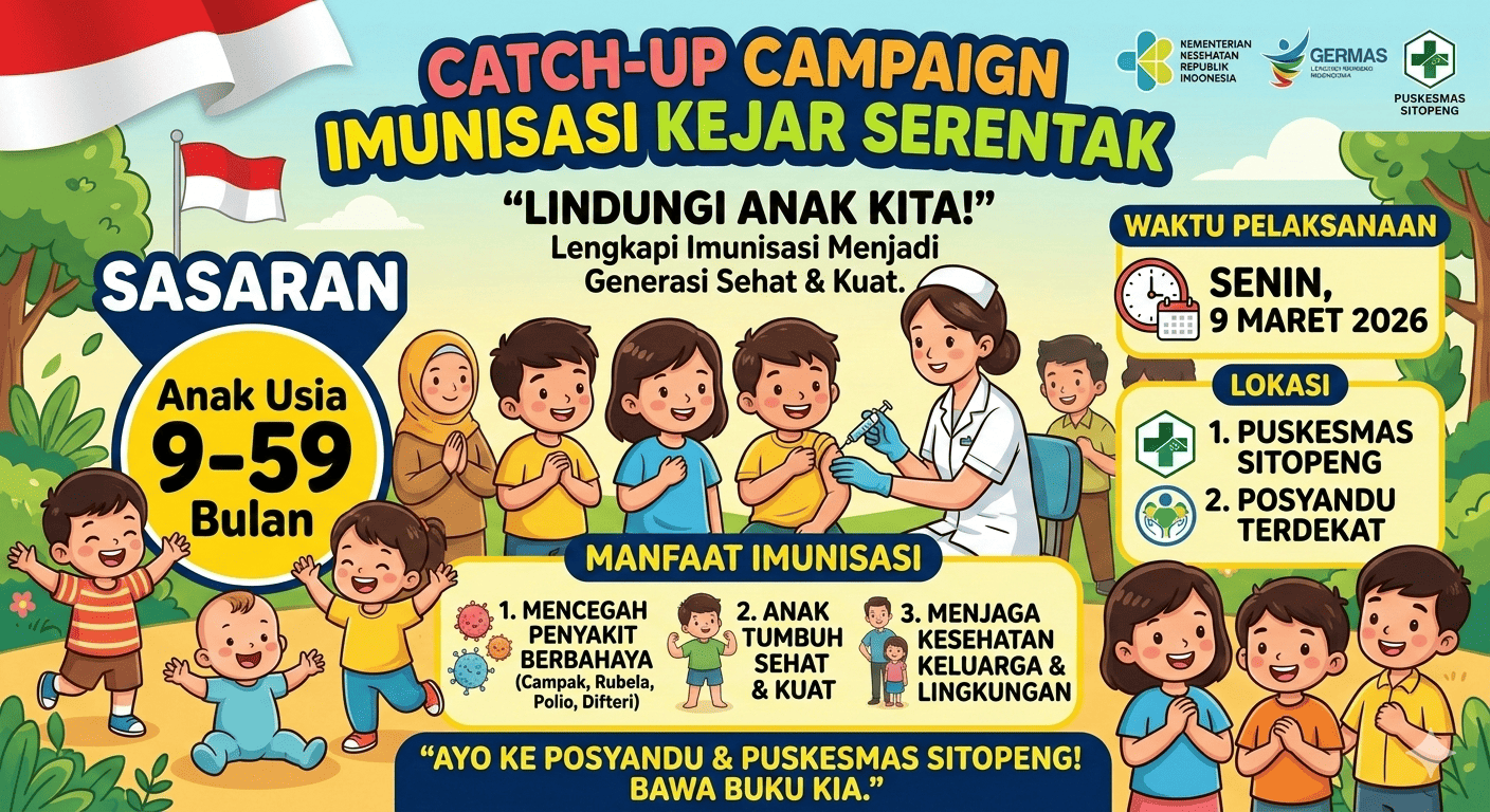 CATCH UP CAMPAIGN IMUNISASI KEJAR SERENTAK