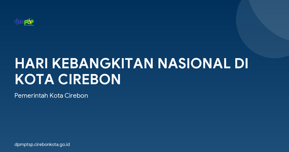 HARI KEBANGKITAN NASIONAL DI KOTA CIREBON