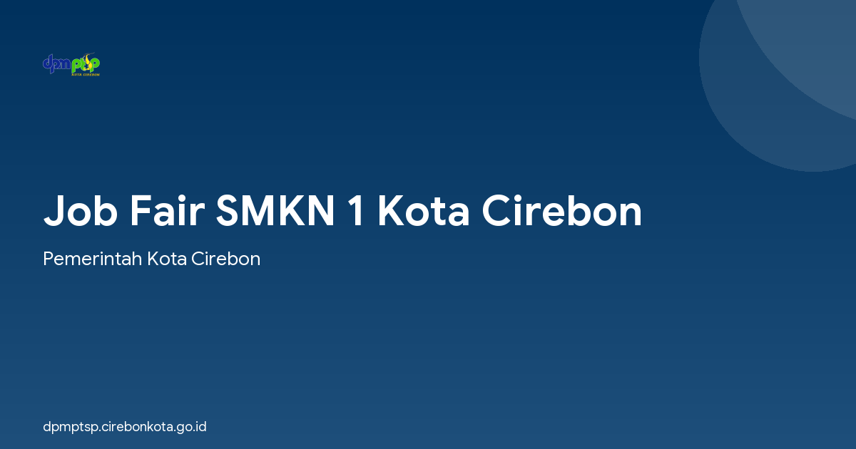 Job Fair SMKN 1 Kota Cirebon