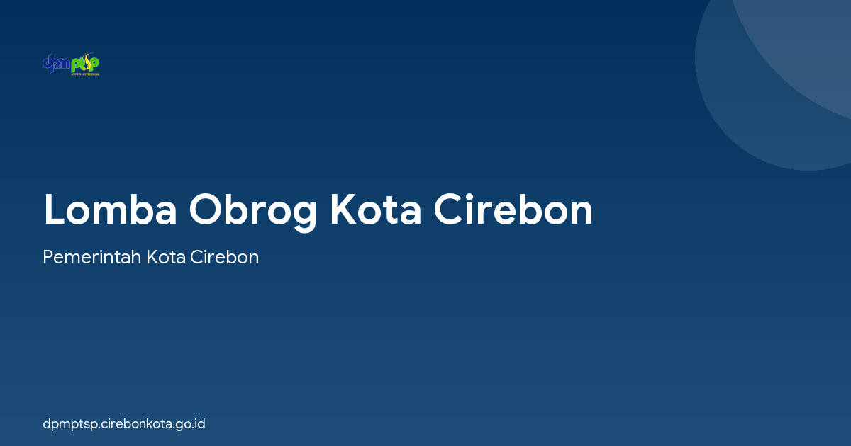 Lomba Obrog Kota Cirebon