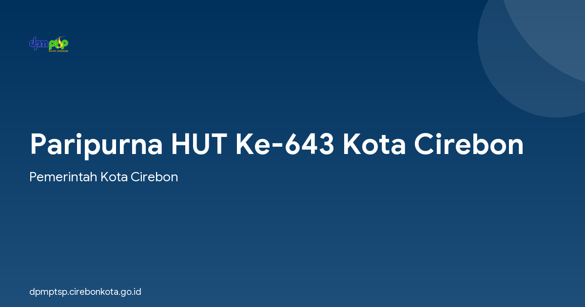 Paripurna HUT Ke-643 Kota Cirebon