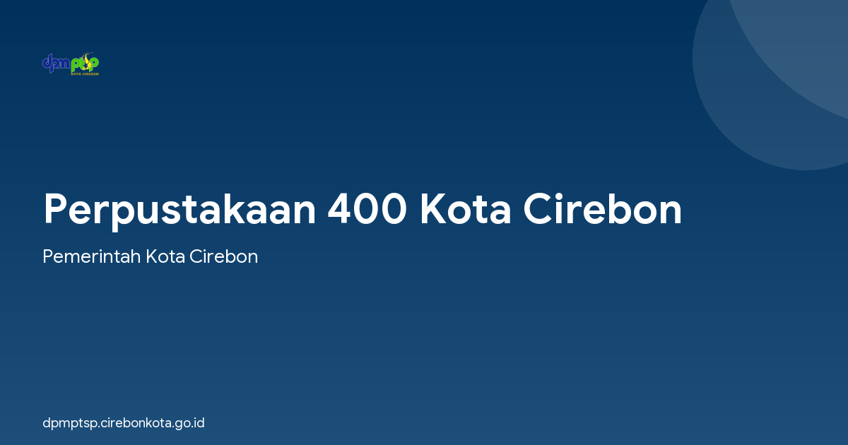 Perpustakaan 400 Kota Cirebon