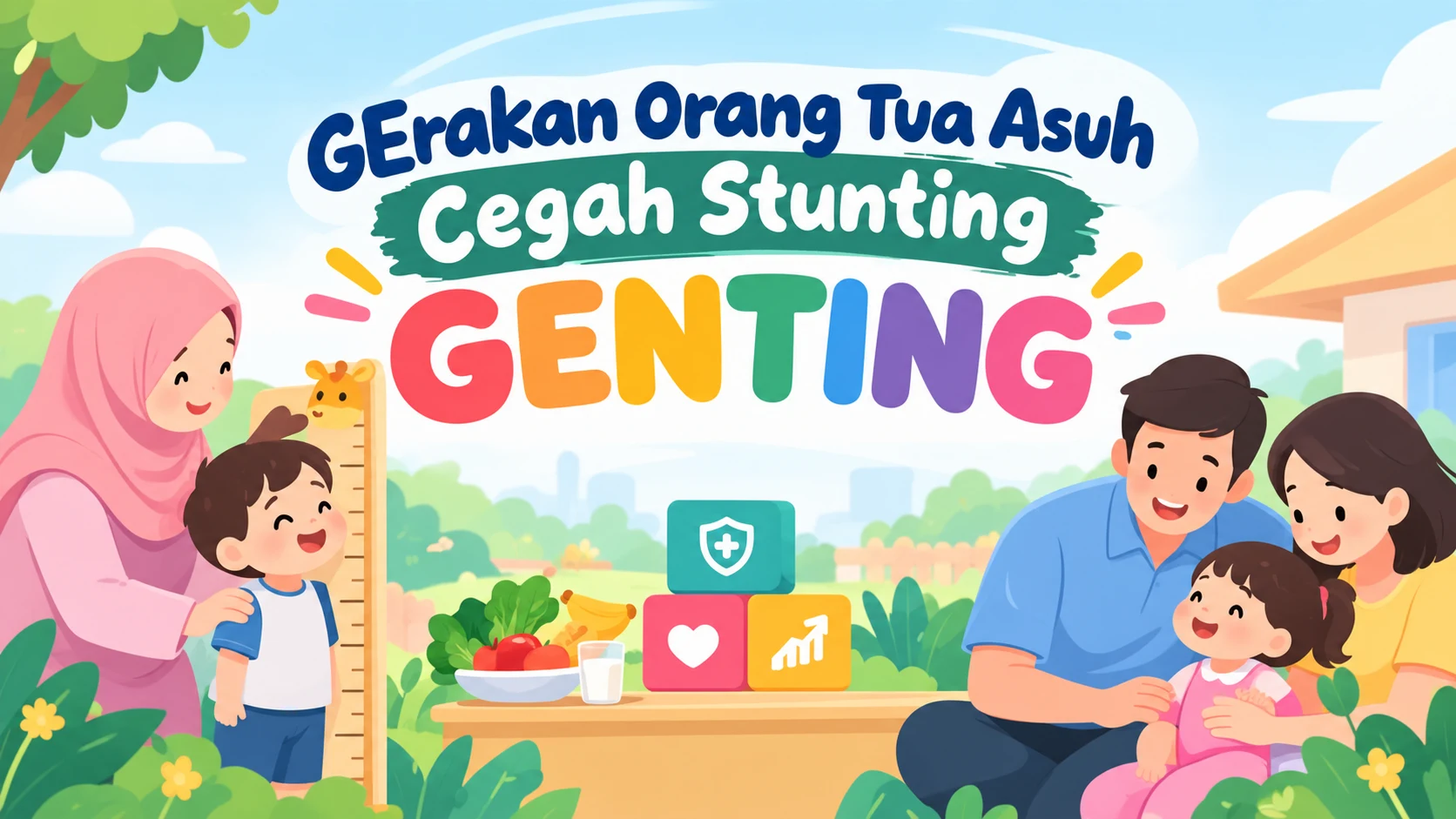 GENTING : Gerakan Orang Tua Asuh Cegah Stunting