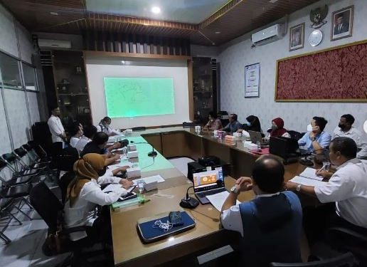 Kegiatan Rapat Peta Potensi Investasi Kota Cirebon yang diselenggarakan oleh Bidang Pengembangan Iklim Penanaman Modal DPMPTSP Kota Cirebon