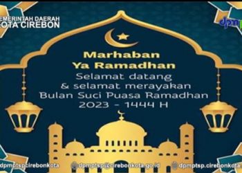 Segenap keluarga besar  Dpmptsp kota Cirebon mengucapkan selamat menjalankan ibadah puasa Ramdhan 1444 Hijriyah .