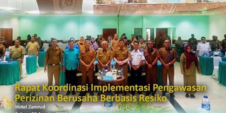 Rapat Koordinasi Implementasi Pengawasan Perizinan Berusaha Berbasis Resiko di Kota Cirebon