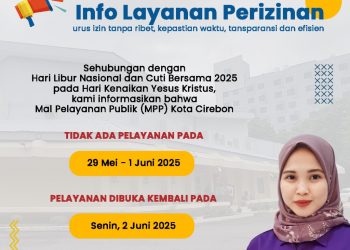 Libur Pelayanan Tatap Muka 29 Mei – 1 Juni 2025