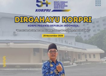 Selamat Hari Ulang Tahun KORPRI ke-54 Bersatu, Berdaulat, Bersama KORPRI Dalam Mewujudkan Indonesia Maju. Teruslah menjadi garda terdepan