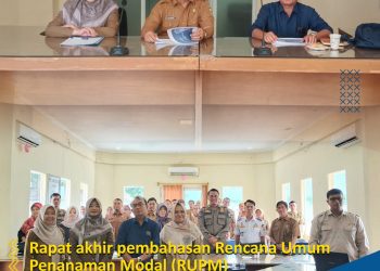 Rapat akhir pembahasan Rencana Umum Penanaman Modal (RUPM)